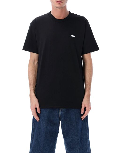 Obey Black T Shirts And Polos for men