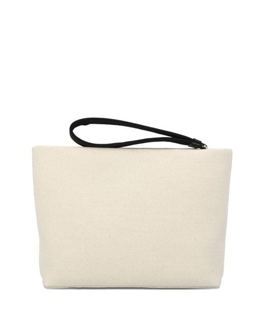 Givenchy Natural Logo Cotton Pouch