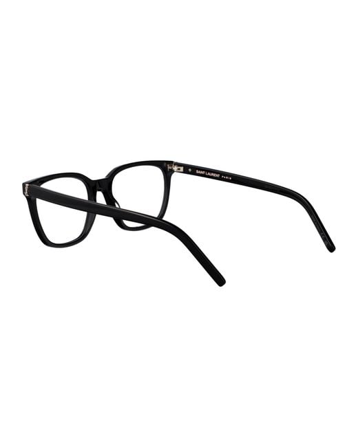 Saint Laurent Black Sl M128 Linea Monogram Eyeglasses