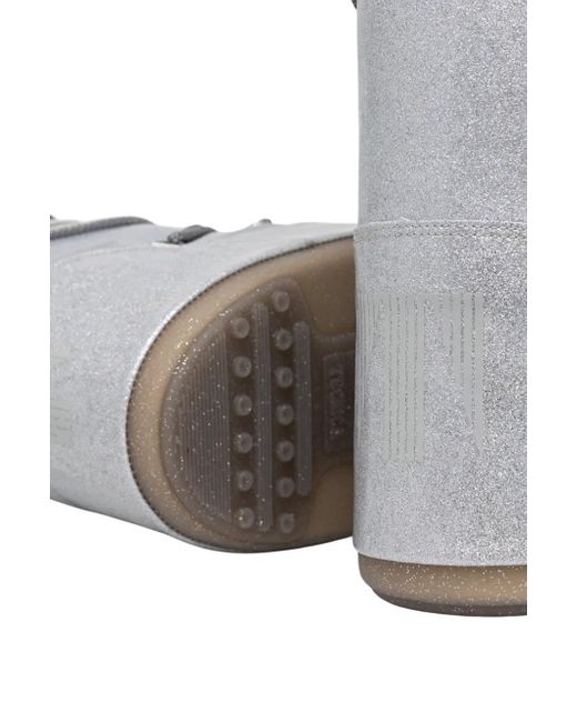 Moon Boot Icoon Glitter Snowboots in het Gray