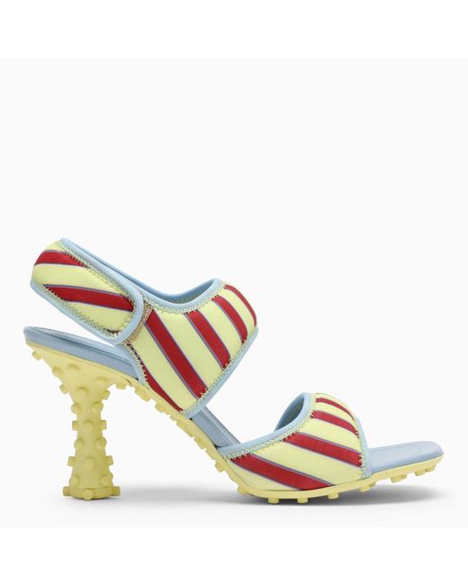 Sunnei Blue 1000 Chiodi Striped Sandal