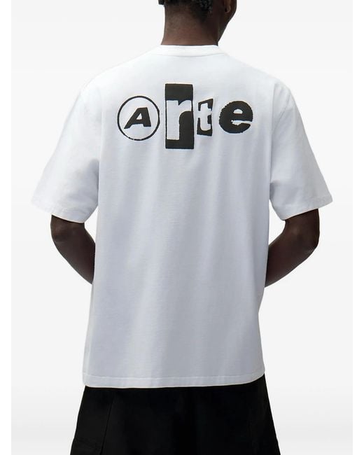 Arte' White Back Collage T Shirt
