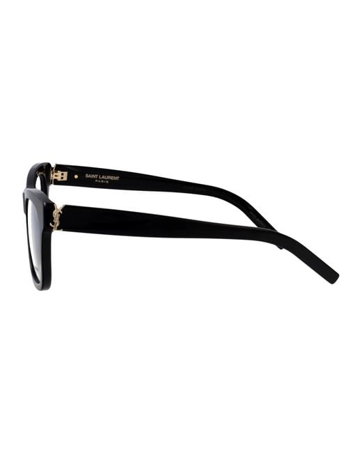 Saint Laurent Black Eyeglasses Sl M159 001 Transpare/20/140