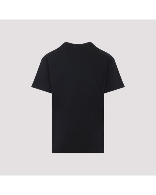 Givenchy Black Paris Gros Grain Cotton T-Shirt
