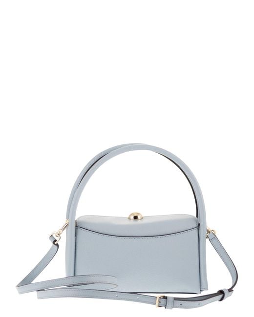 Furla Blue Nicole Mini Leather Bag