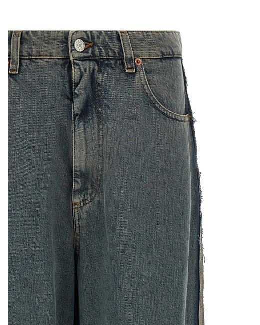 MM6 by Maison Margiela Panel Jeans in het Gray