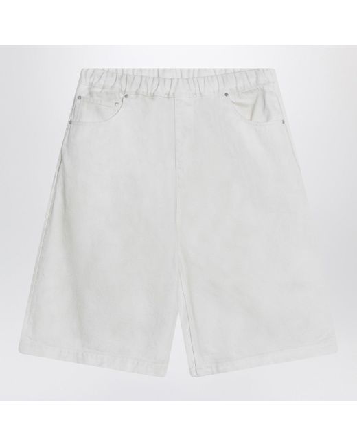 Entire studios White Wide Bermuda Shorts