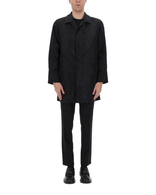 Burberry Black Cappotto "Ridgewood" for men