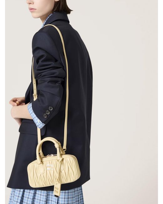 Miu Miu Metallic Arcadie Tote Bag