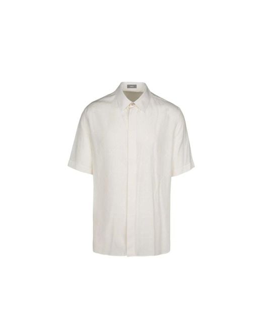 Dior Silk Shirt in het White voor heren