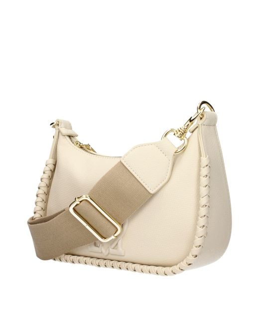 Love Moschino Natural Crossbody Bags Polyurethane/Ivory