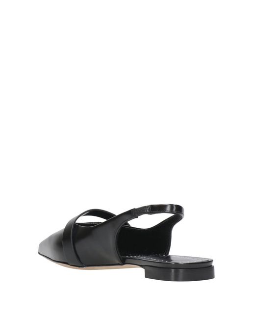 Max Mara Black Ballerina Shoes