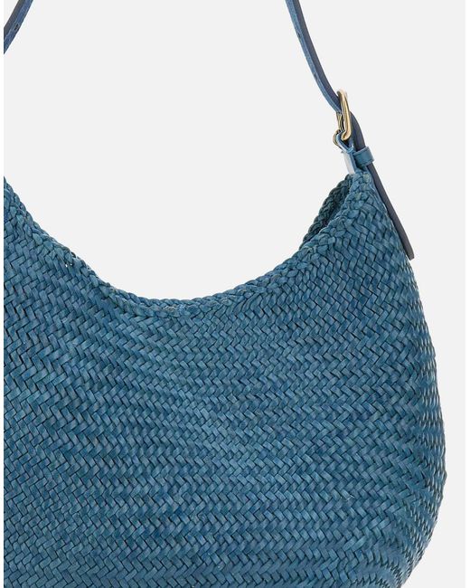 Dragon Diffusion Blue Mezza Luna Octanium Shoulder Bag