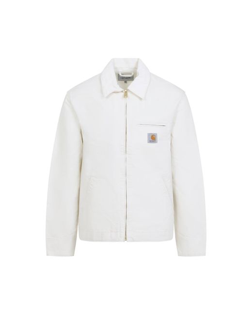 Carhartt White Wax Detroit Jacket