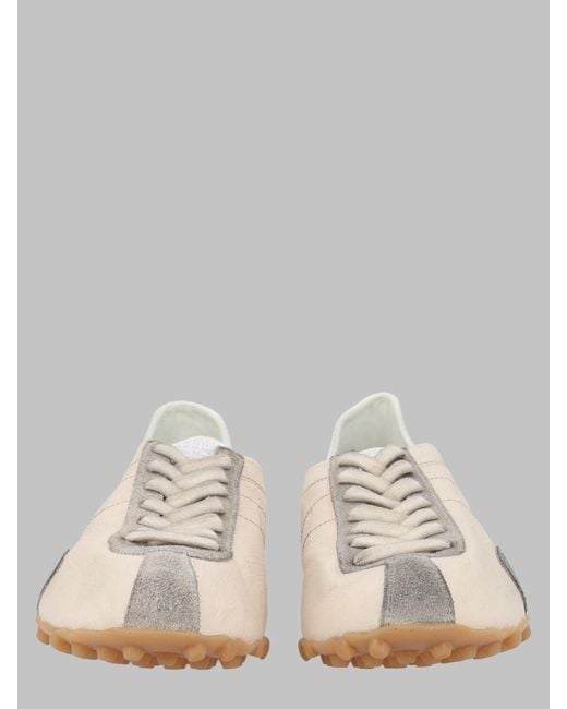 Maison Margiela Natural Luxury Leather Sneakers For for men