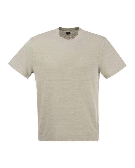 Fedeli Exreme Linnen Flex T -shirt in het White voor heren