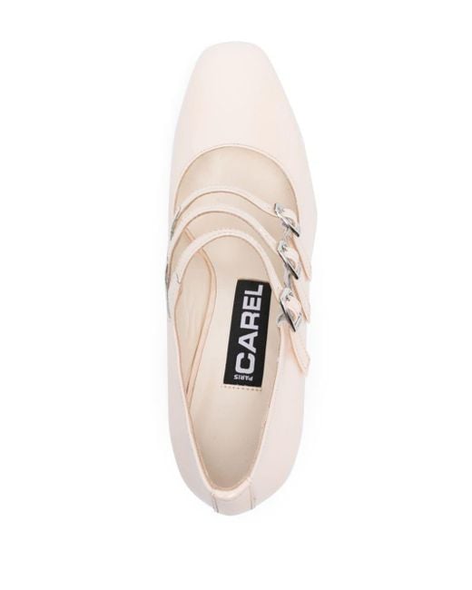 CAREL PARIS Natural Nude Patent Mary Jane for men