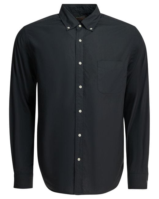 Beams Plus Blue B.D. Color Broad Cotton Casual Shirt