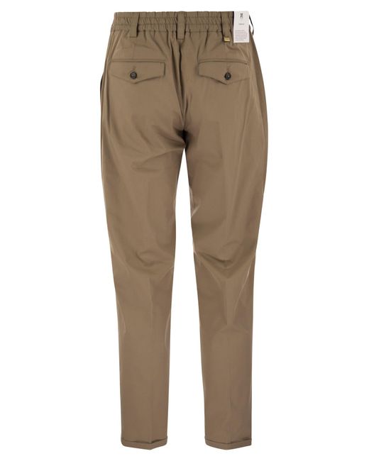 PT Torino Natural The Rebel Cotton Blend Trousers for men