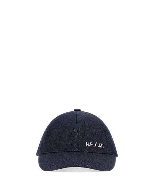 A.P.C. Blue Rabbit Logo Baseball Hat