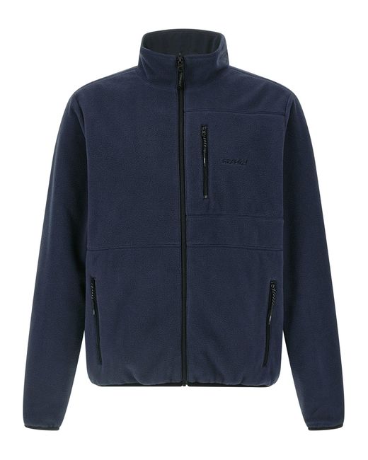 Gramicci Blue Thermal Fleece Reversible Jacket for men