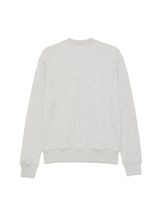 AMI White Ami De Coeur Cotton Sweatshirt