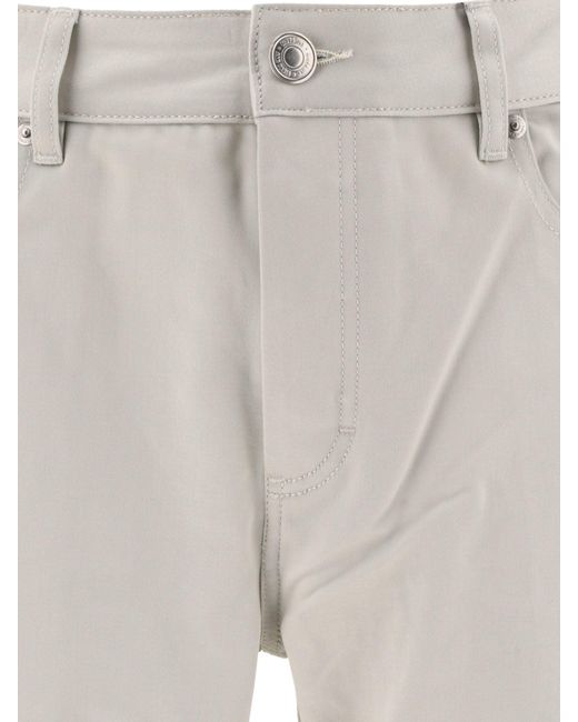 Pantalon en ajustement droit AMI pour homme en coloris Gray