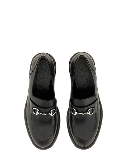 Gucci Black Horsebit Loafers