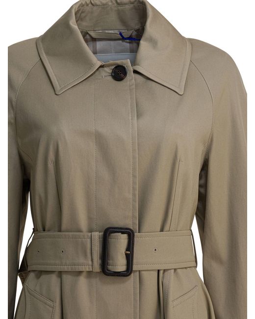 Trench-coat "Car Coat Ellingham Fit And Flare" Burberry en coloris Natural