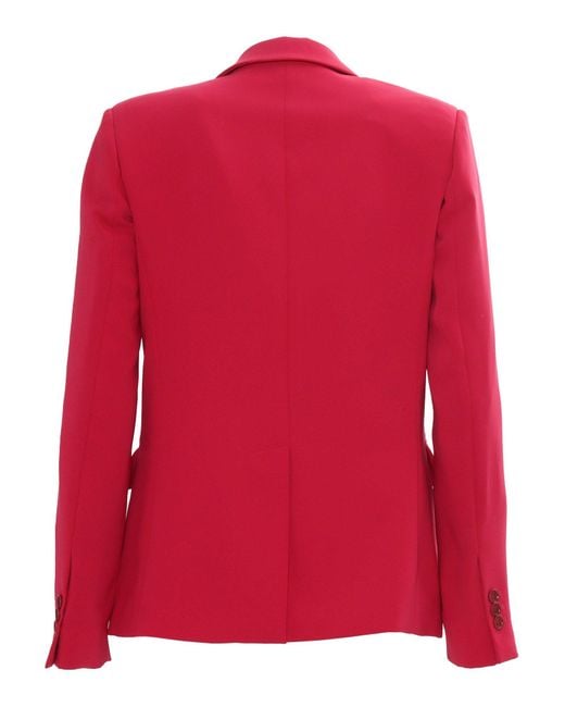 P.A.R.O.S.H. Tailored Single-Breasted Blazer With Notch Lapel