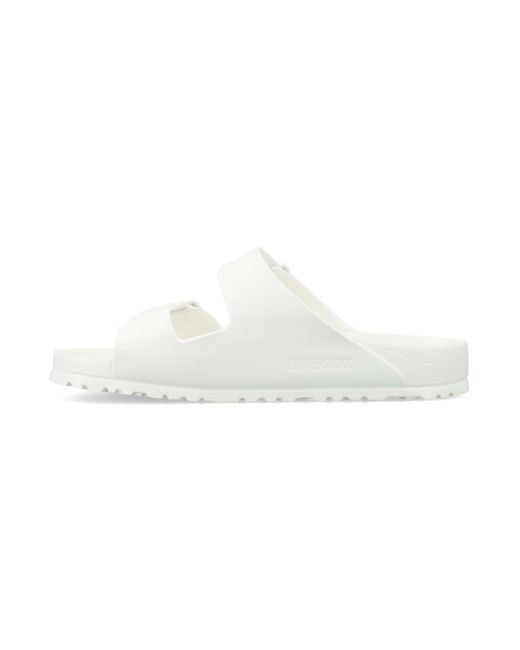 Birkenstock White Flache Schuhe weiß