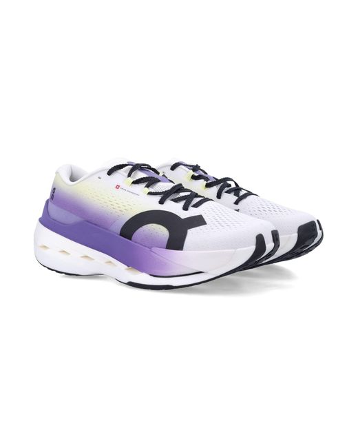On Shoes Purple Cloudboom Max Marathon Shoes for men