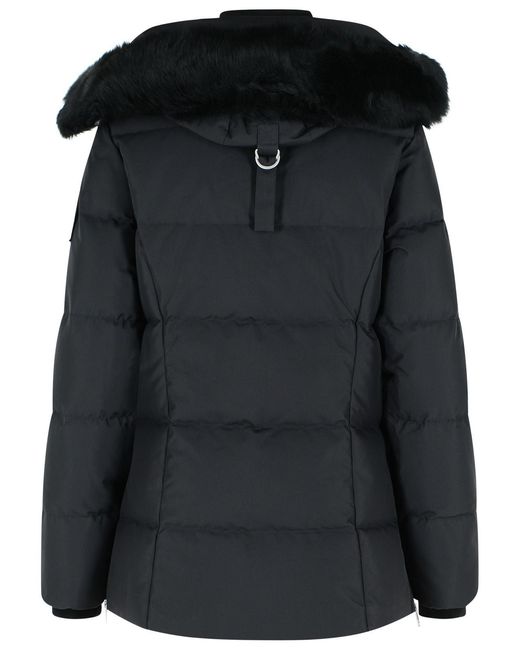 Moose Knuckles Black 'Cloud 3Q' Nylon Down Jacket