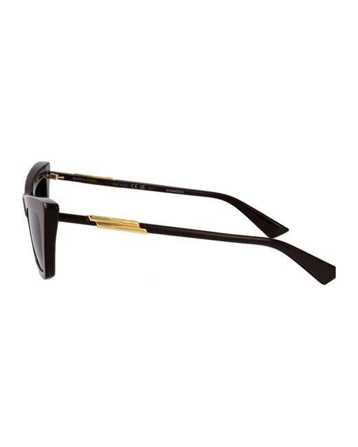 Bottega Veneta Brown Acetate Sunglasses