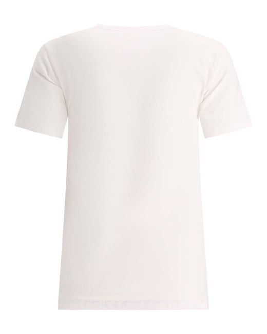 Ines De La Fressange Paris T -shirt Met Logo in het White