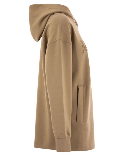 Max Mara Natural Visiera Sweatshirt Over