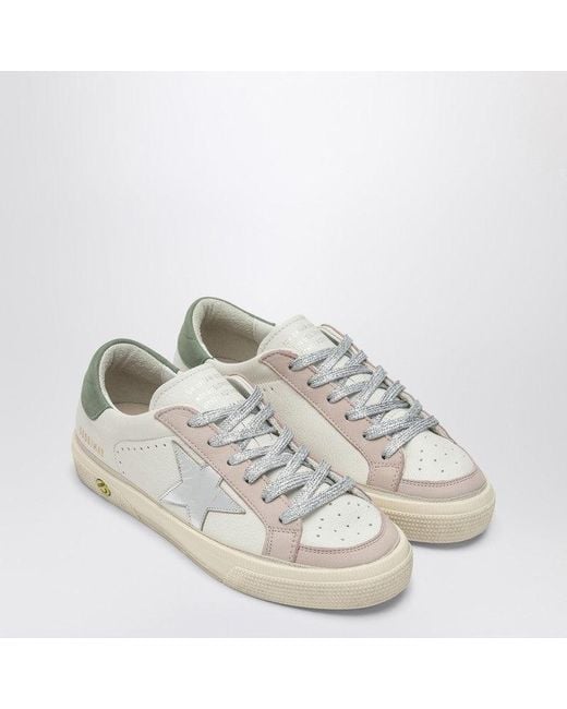 Golden Goose Deluxe Brand White Low-Top Sneaker May