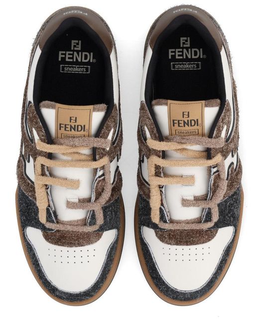 Fendi Brown Sneaker Match"