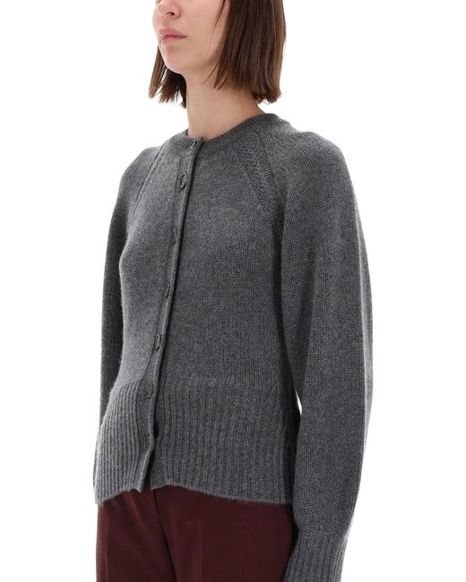 Guest In Residence Gray "sculpted" Cardigan
