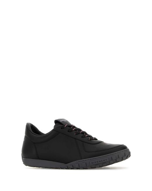 Givenchy Black Solid Glide Runner Sneakers for men
