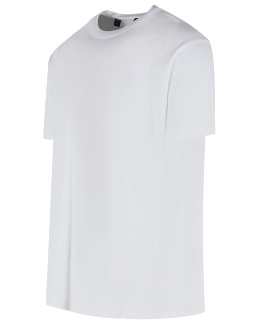 Tom Ford White Lyocell And Cotton T Shirt