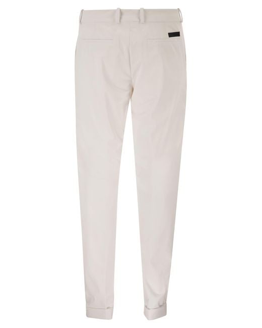 Rrd White Surflex Chino Trousers