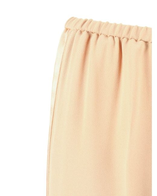 Forte_forte Natural Elastic Regular Matte Against Satin