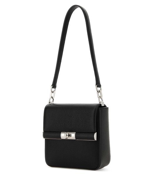 Dolce & Gabbana Black Leather Marlene Shoulder Bag