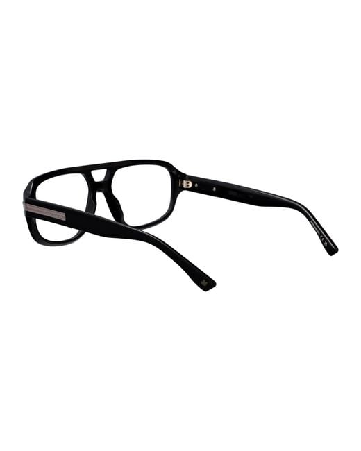 DSquared² Black Dark Ruthenium Acetate Glasses