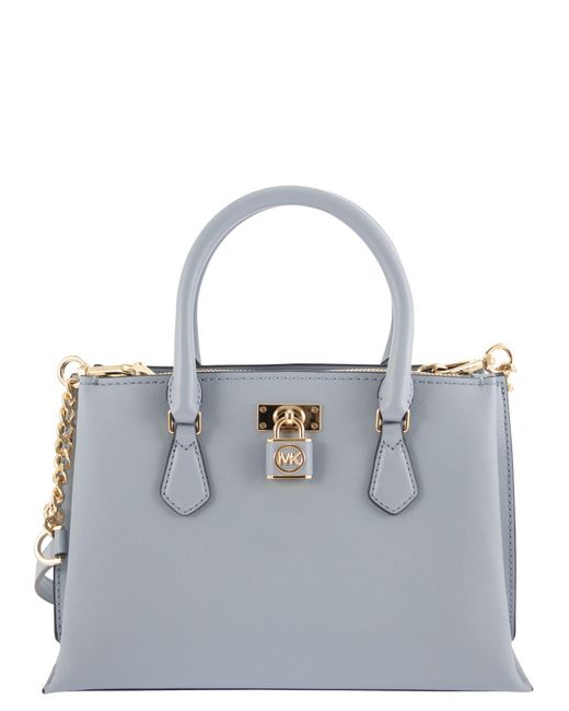 Michael Kors Blue Ruby Small Saffiano Leather Handbag