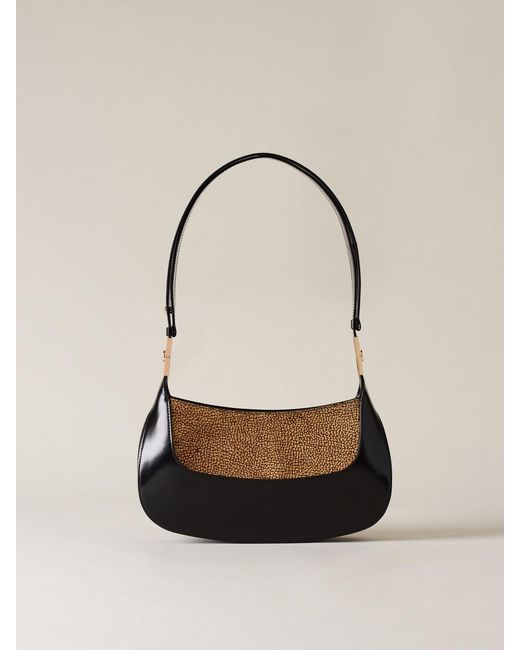 Borsa Cross Over M Borbonese de color Natural