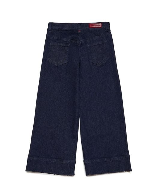 MAX&Co. Blue Maxp1F Wide Cropped