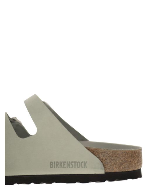 Birkenstock White Florida Sandale mit Schnallen