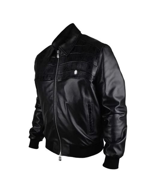 Billionaire Black Leather Jacket
